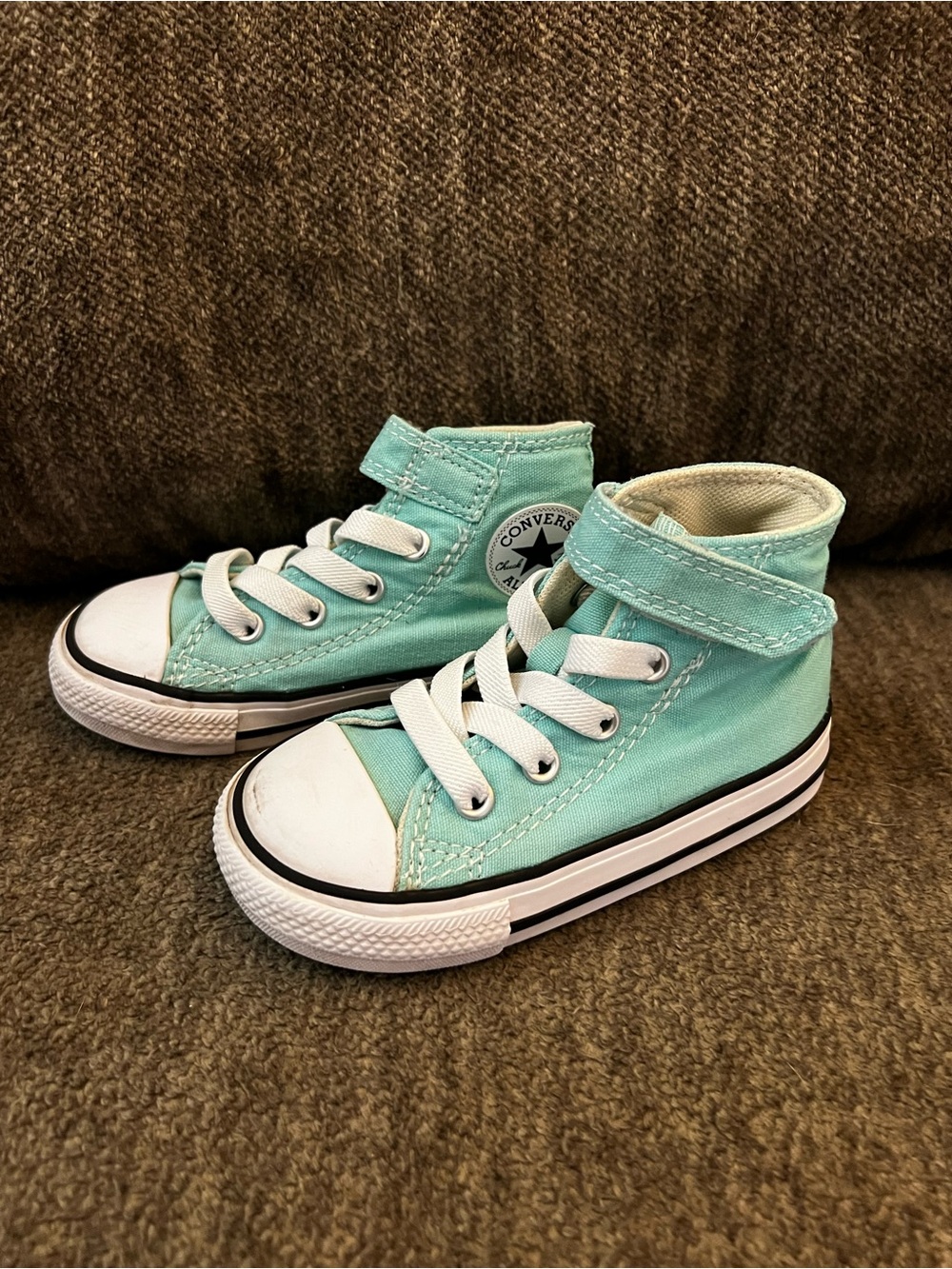 Converse Chuck Taylor All Star Toddler High-Top Sneakers - Aqua/Teal 6c